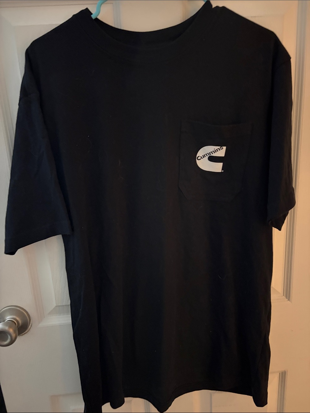 Men’s Black Pocket Tee